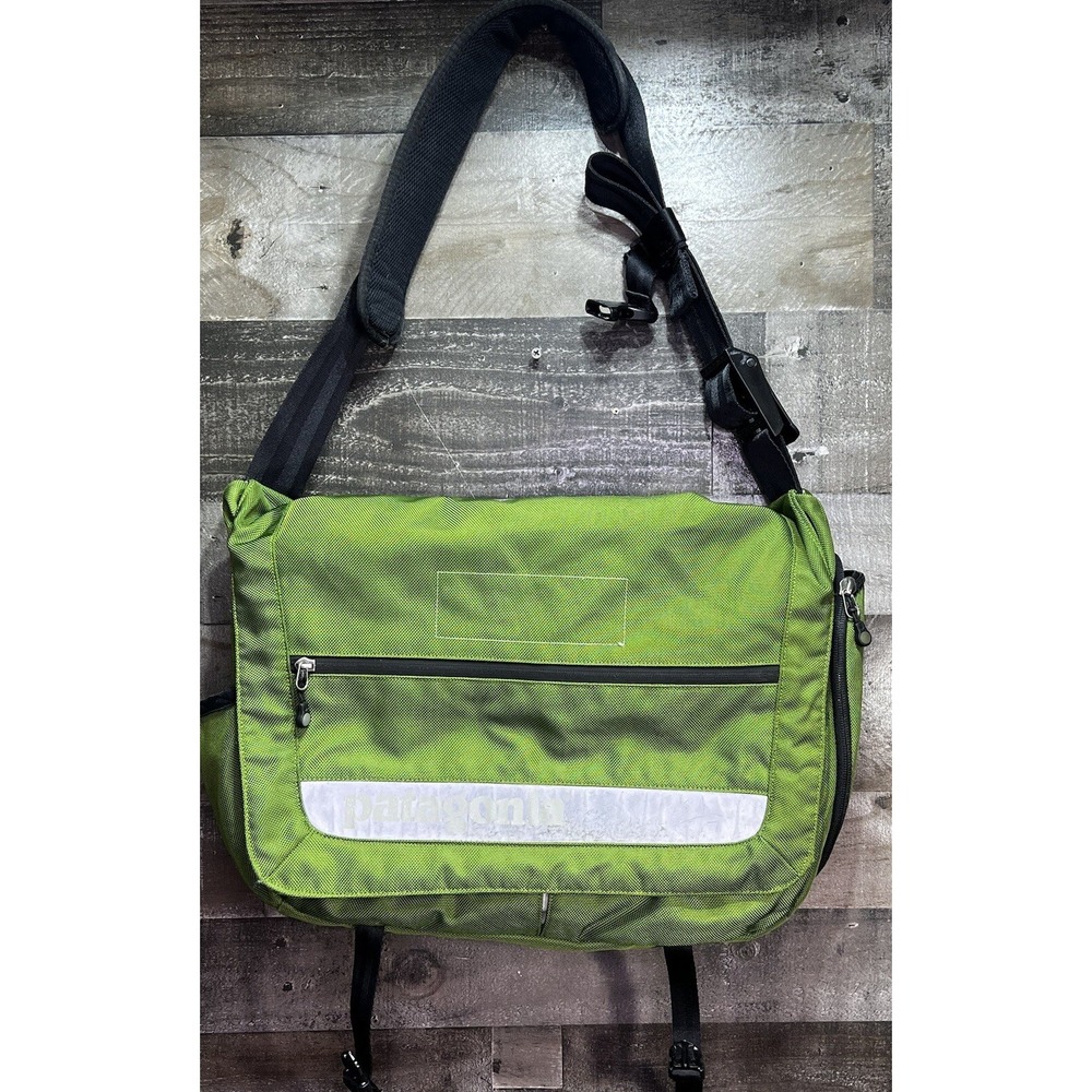 Patagonia Messenger Bag Shoulder Crossbody Laptop Green